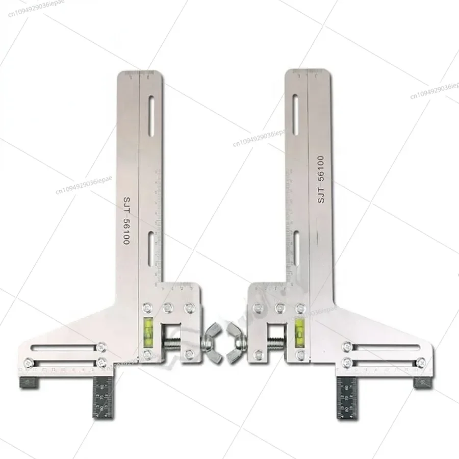 Calibro professionale per allineamento binario guida per ascensore