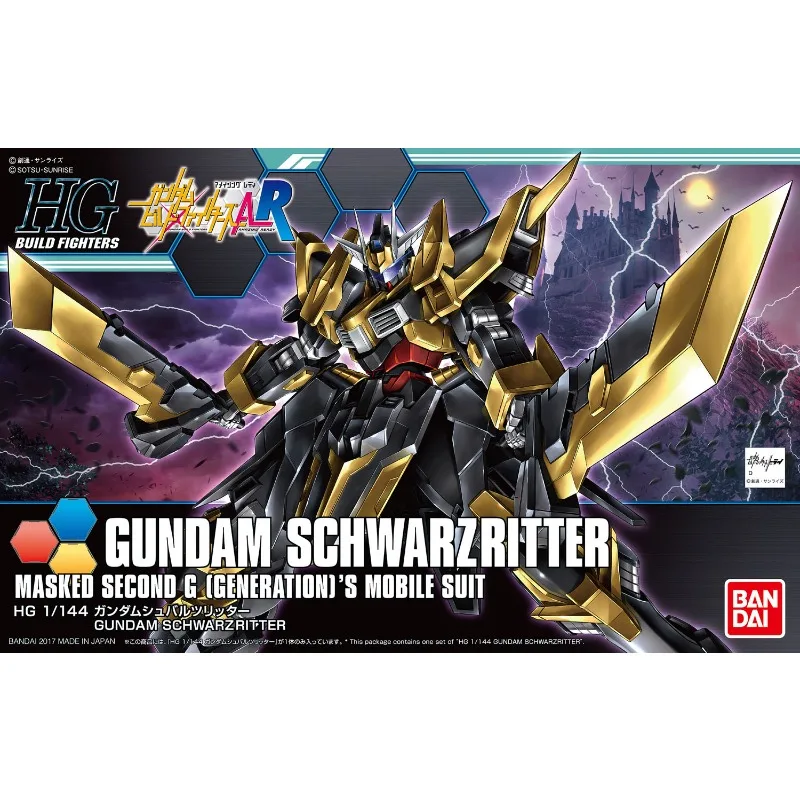 

В наличии Bandai натуральная HG Gundam schwarzritter Gundam аниме фигурка в сборе модель игрушки подарки
