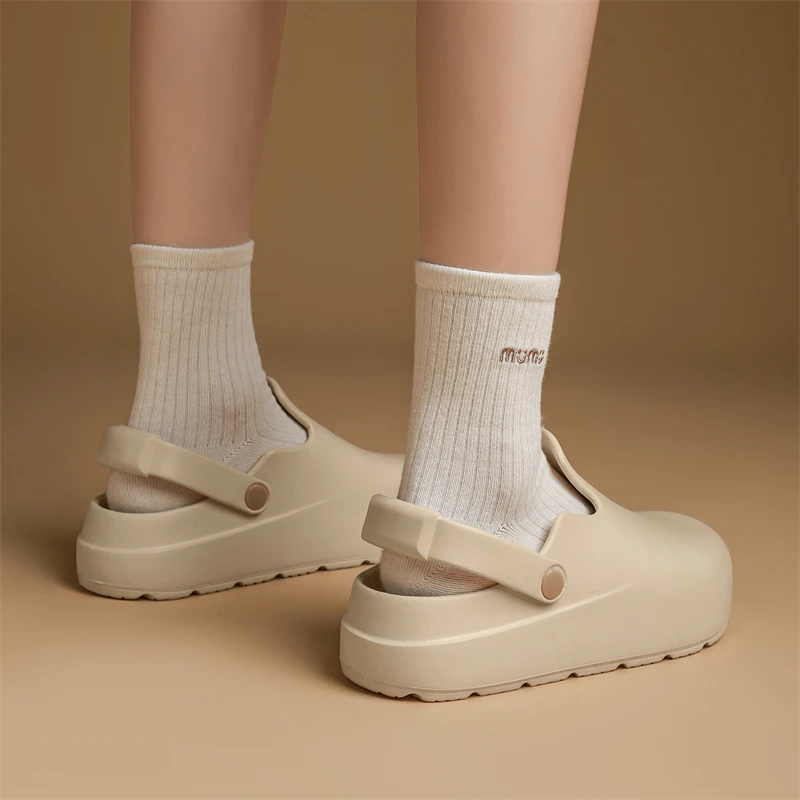 Sandalen Damen 2025, Sommer, neue Baotou-Hausschuhe, rutschfeste, leichte Strandschuhe – Detail 28