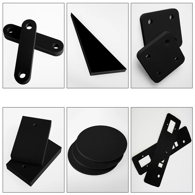 Tavole in resina fenolica con piastra isolata in bachelite elettrica nera spessa 3-20 mm resistenti alla temperatura