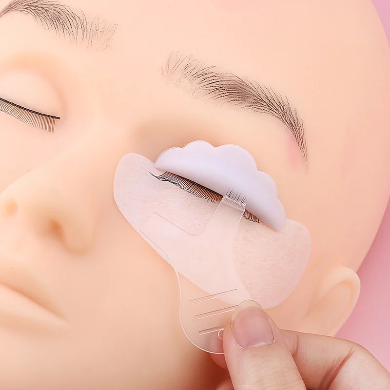 146Pcs Eyelash Extension Supplies Kit Lash Lifting Tools Soft Forehead Sticker Pad Check Mirror Cosmetic Bag Micro Brush Tape