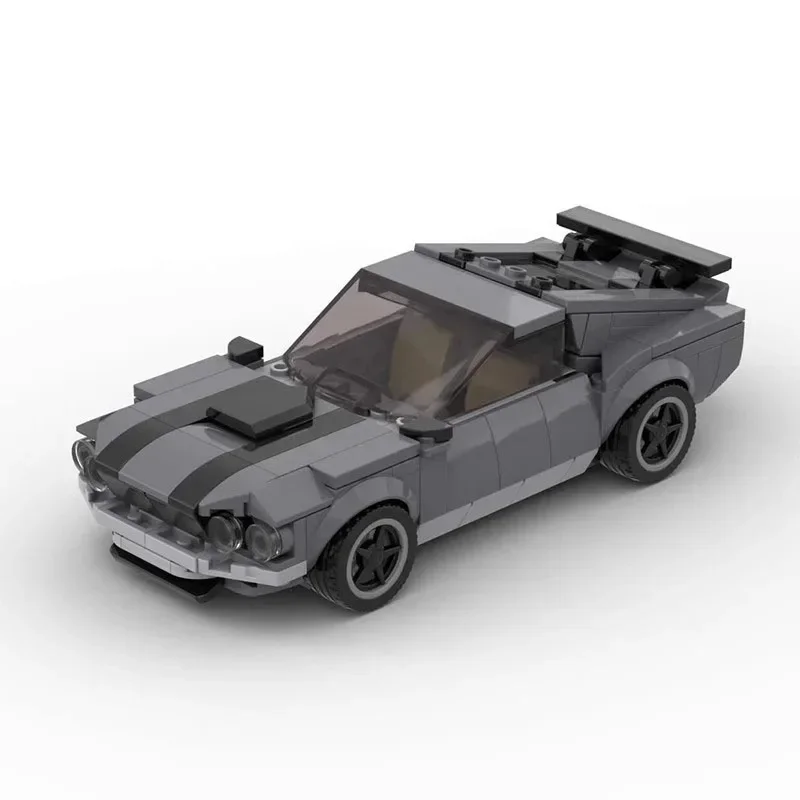 MOC-96197 Compatible con coche de juguete de ensamblaje, coche deportivo de partículas pequeñas, 292 Uds., juguete para regalo de cumpleaños y Navidad para niños y niños