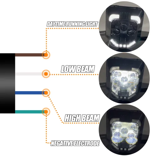 Imagen 2 del producto Faro LED para motocicleta Husqvarna para TE FC FE TC 125 300i 250 300 450 701 Enduro Motocross accesorios para faros de moto de cross