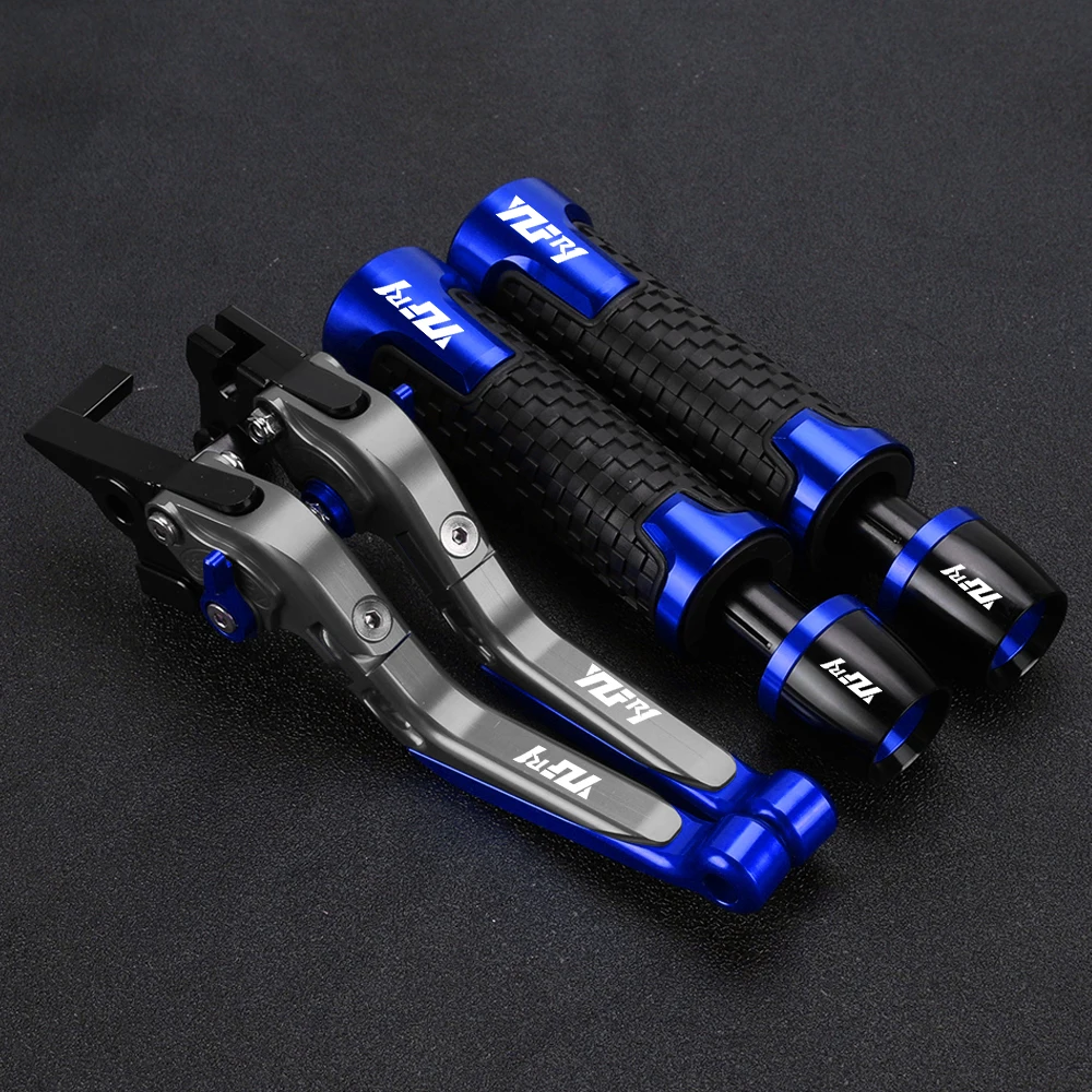 Motorcycle Accessories Brake Clutch Levers Handle Bar End Grips Caps CNC for YAMAHA YZFR1 YZF R1 2004 2005 2006 2007 2008-2014