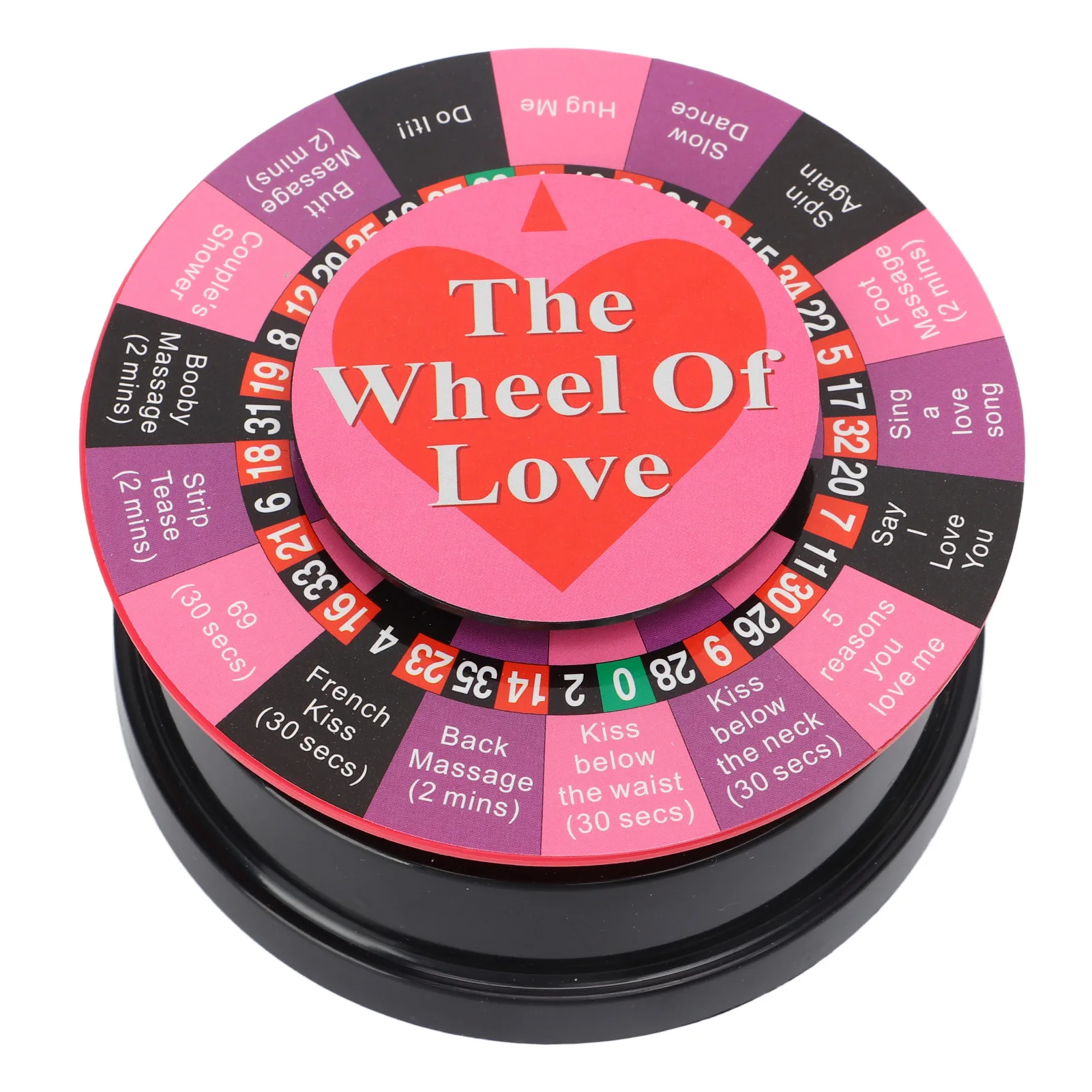 Wheel Of Love Perfect Gift The Wheel Of Love Game Turntable for Parties