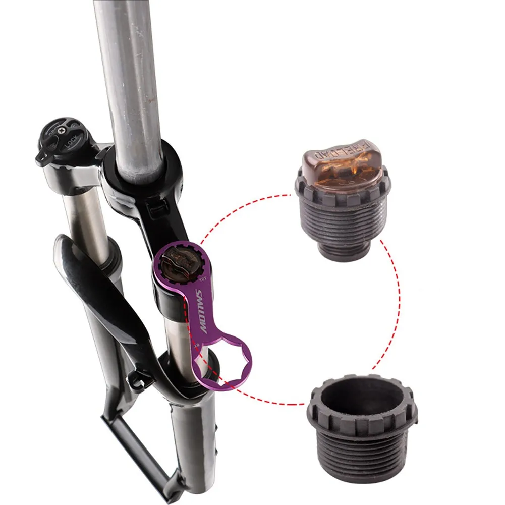 Part Base Preload Accessories Adjustment Base Bicycle Bike Black Fork 25.4/27.5/30mm ABS High Quality Practical