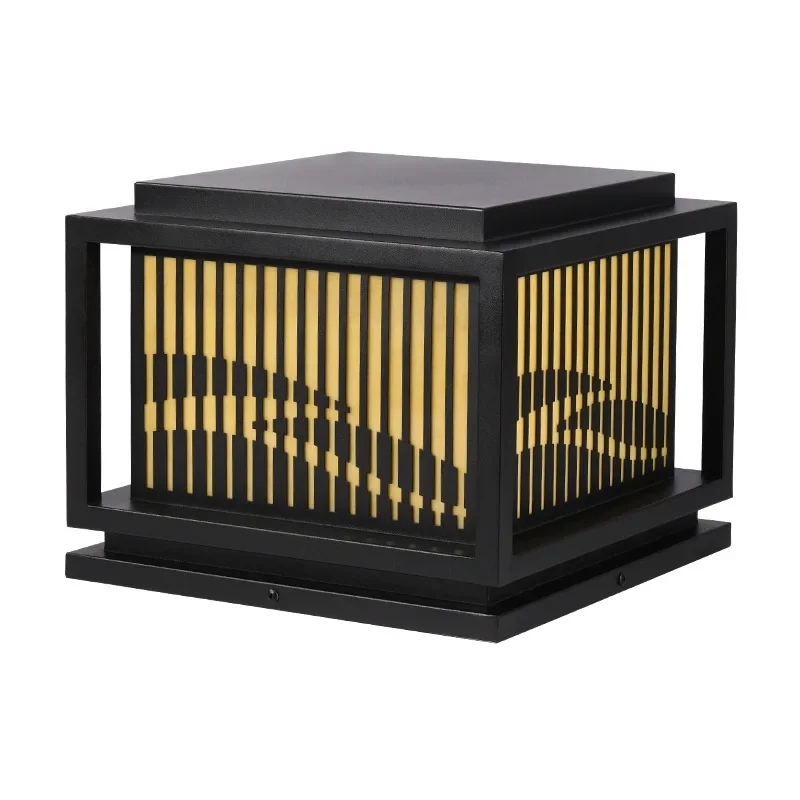 Solar Column Head Outdoor Courtyard Light Waterproof Door Post Gate Light Villa Column Wall Door Head Light