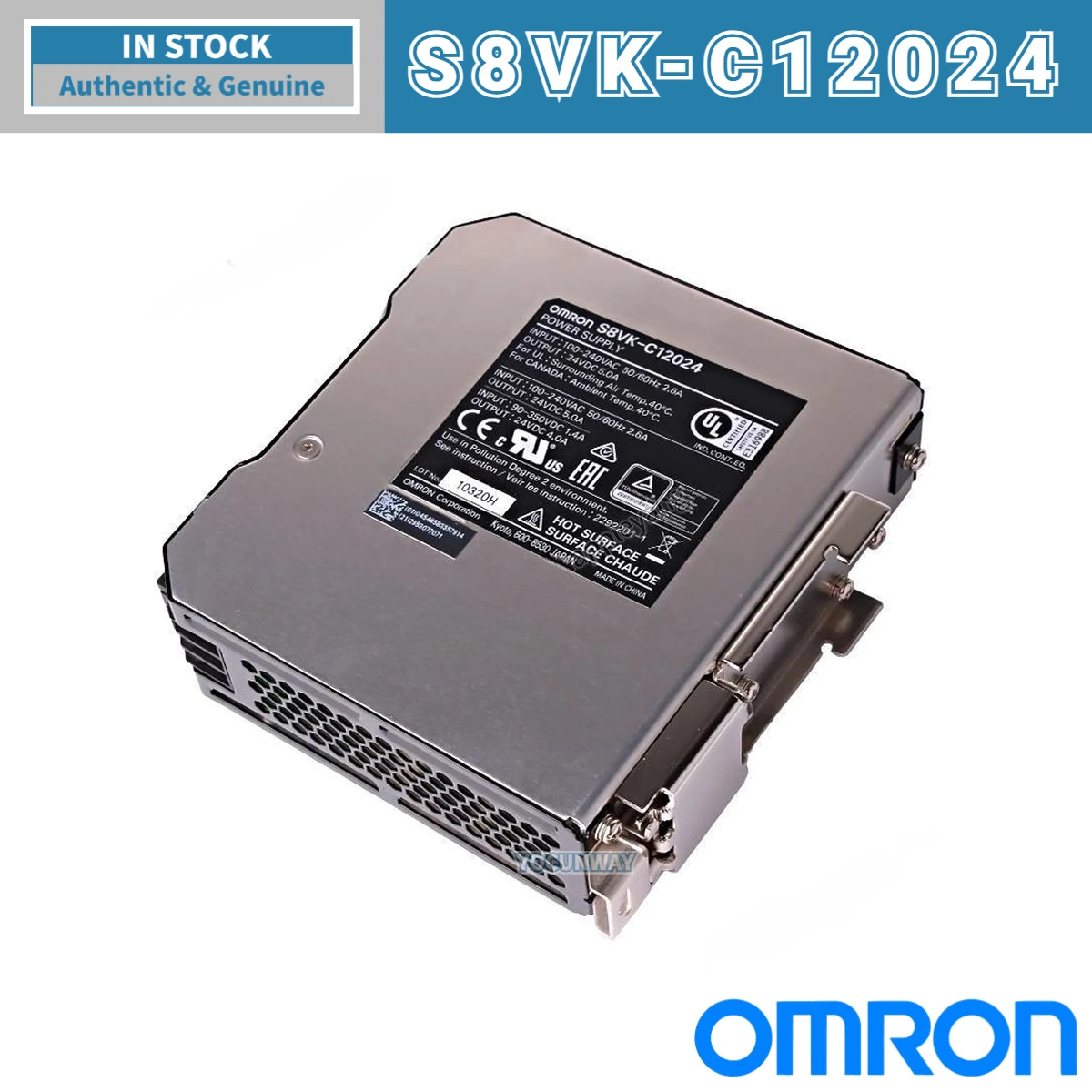 Imagem -05 - Original Omron Switch Power Supply Novo e Autêntico Japão S8vk-c12024