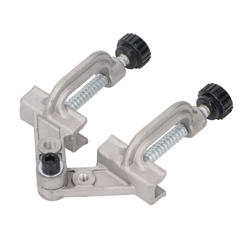 10-180° Adjustable Adjustable Tube Clamp Swing Jaw Double Handle Welding Positioner Quick Aluminum Alloy Pipe Clamp Lightweight