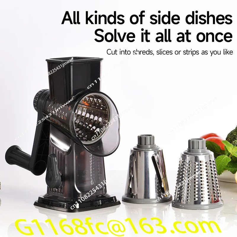 Hand roller vegetable cutter, potato and cucumber slicing planer, household safety does not hurt hands vegetable cutter