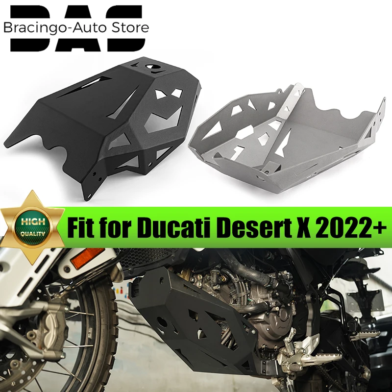 

Under Engine Protection Guard Cover Bash Guards Sump Plate Skid Plate Motorcycle Aluminum Fit For Ducati DesertX 2022 2023