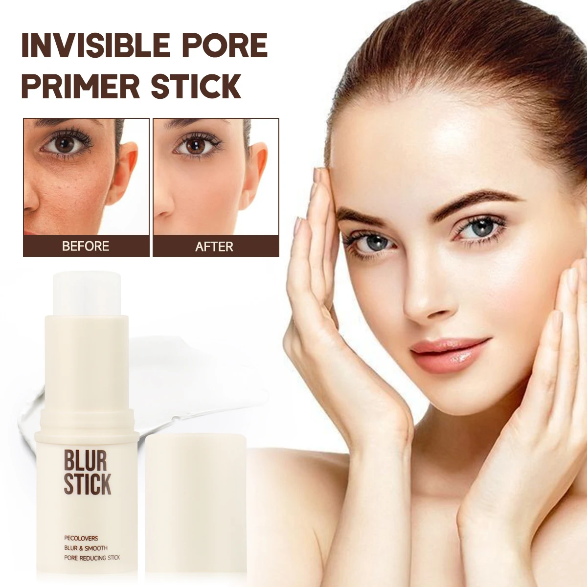 Invisible Pore Base Stick Makeup Concealer Isolation Makeup Front Pore Base Modifying Skin Color Primer Makeup Cream image 4