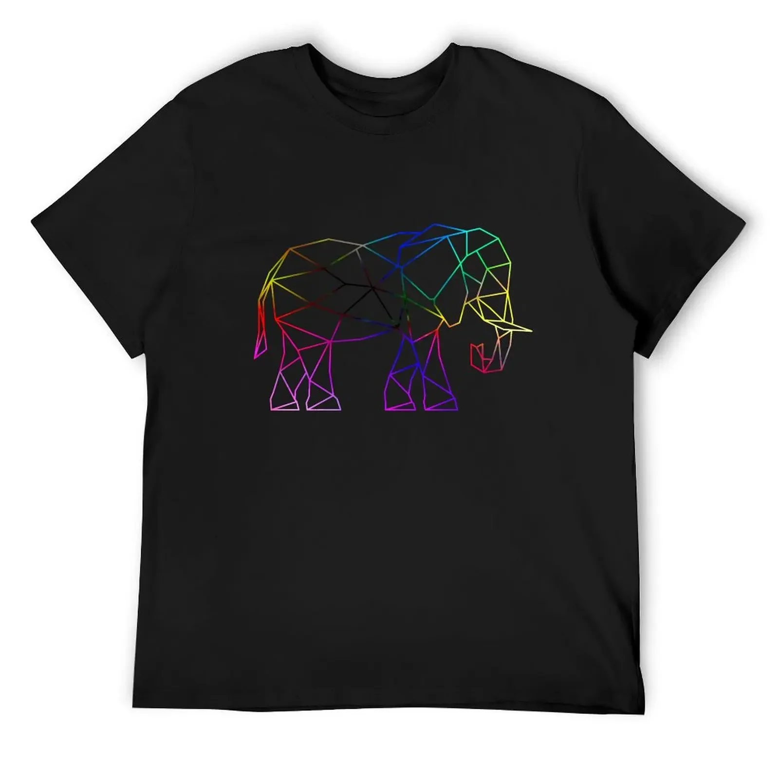 

Multicolored Elephant T-Shirt fashion shirts Funny t-shirt oversize t-shirts man mens graphic t-shirts big and tall