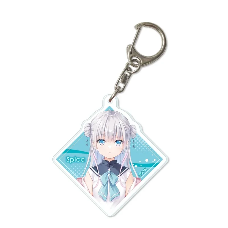 License anemoi Hot Game Cartoon Acrylic Keychain Clear HD Printed Pendant Bag Charm Ornament Birthday Present For Otaku