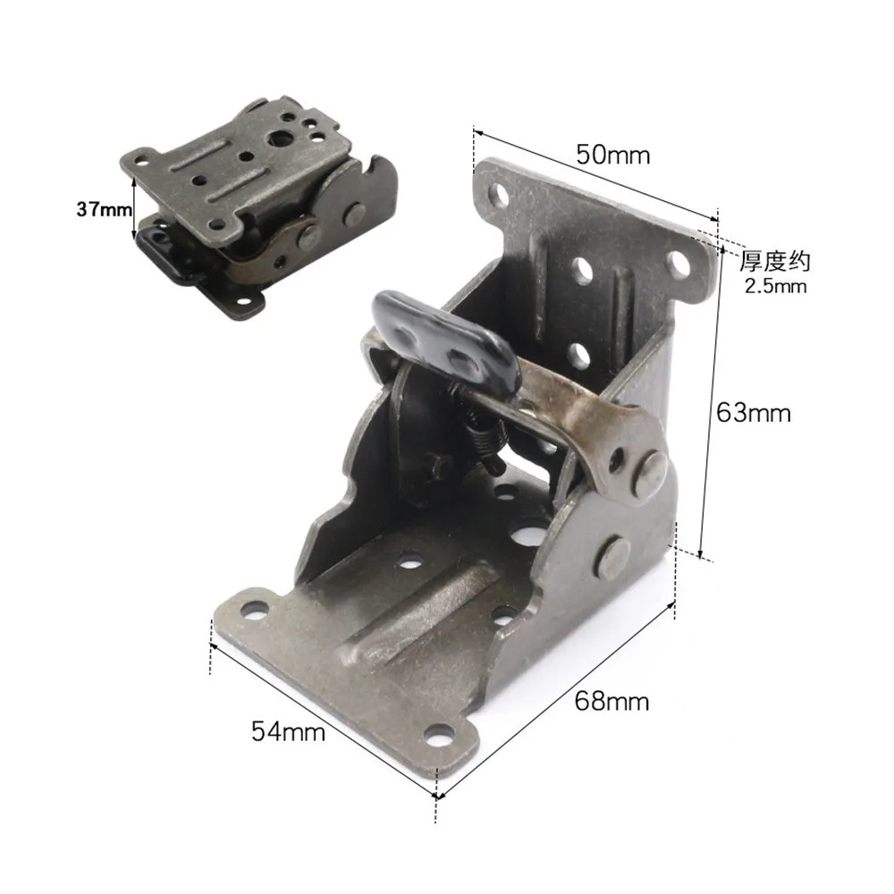 1pcs Iron Folding Support Frame Self-Locking Hinge Table Leg Fittings And Gussets - For Folding Legs Hardware Tool