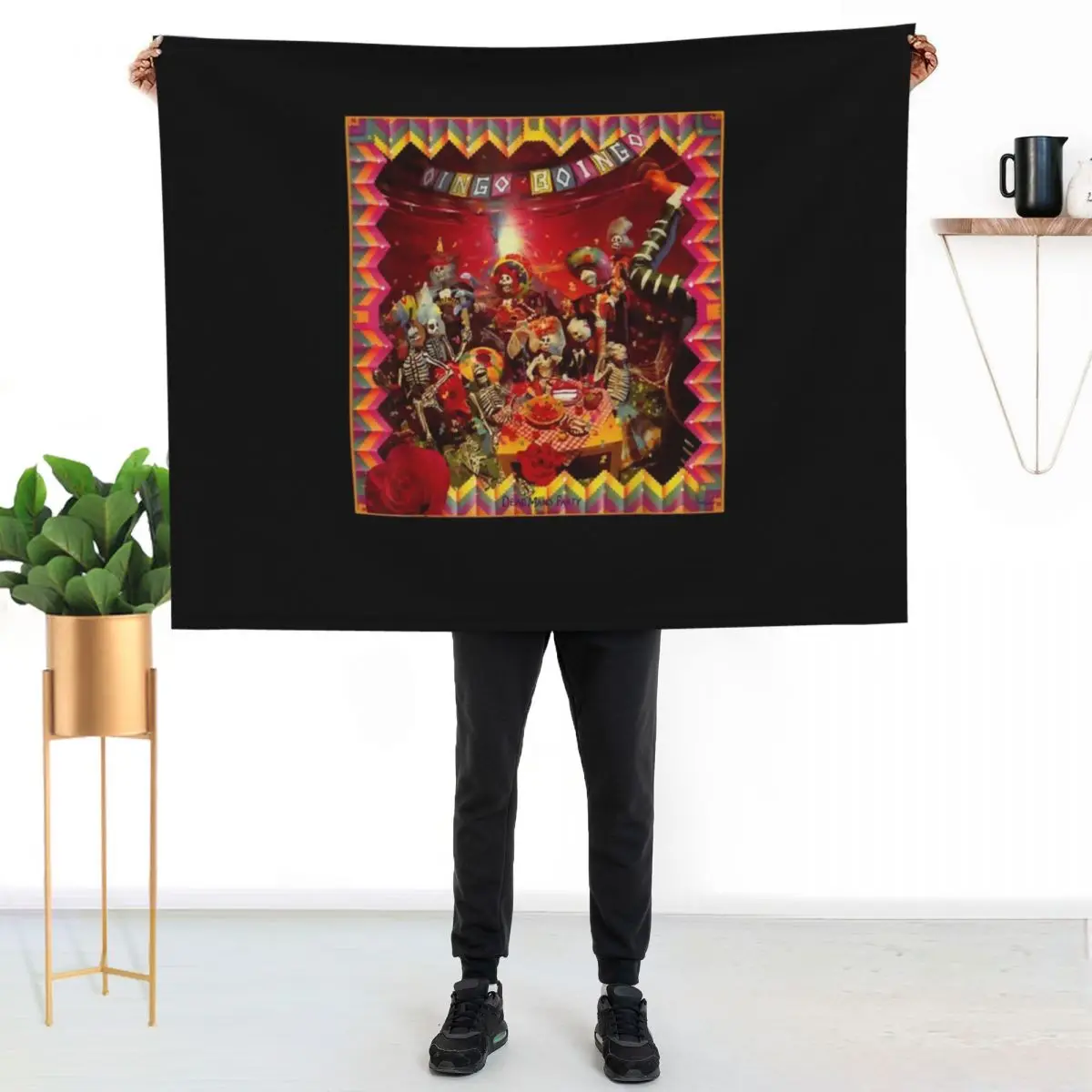 

Gift Idea Oingo Boingo Dead Mans Party Gifts For Birthday Throw Blanket Fluffy Cozy Throw Blanket for Home Decor