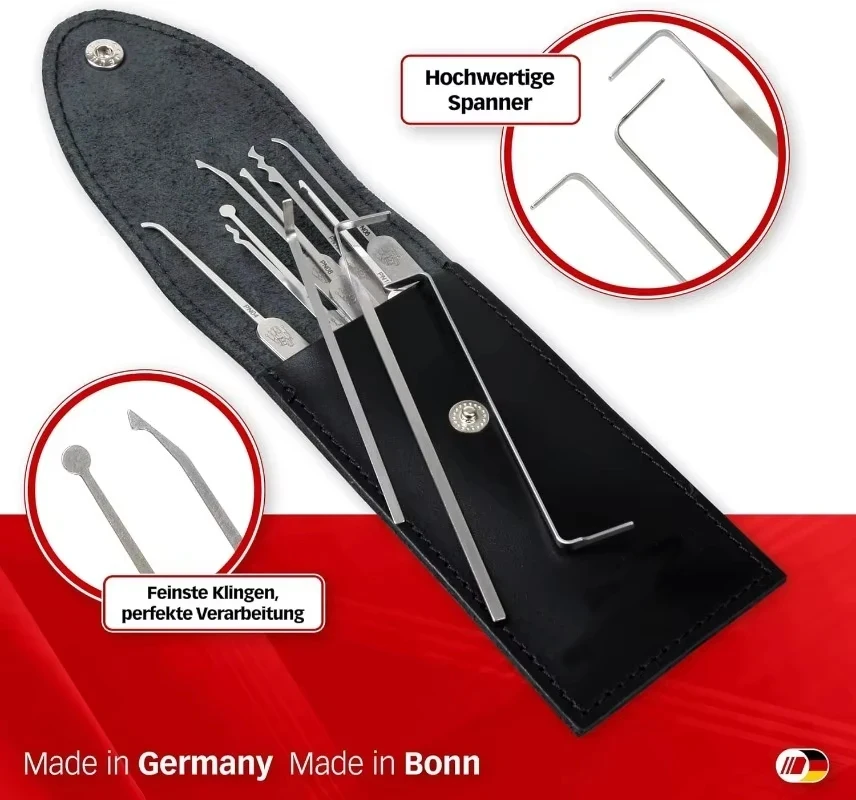 Lock Pick Set | Multipick Elite 11 | Finest High Quality Locksmith Tools made in Germany