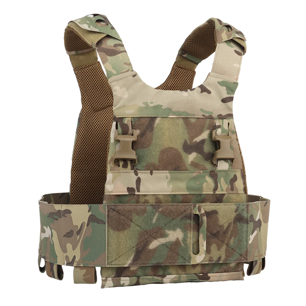 Tactical Vest FCPC Minimalistic Multi-Mission Plate Carrier Ferro Style Slickster Lightweight Airsoft V5 Vest with 25MM Clasp