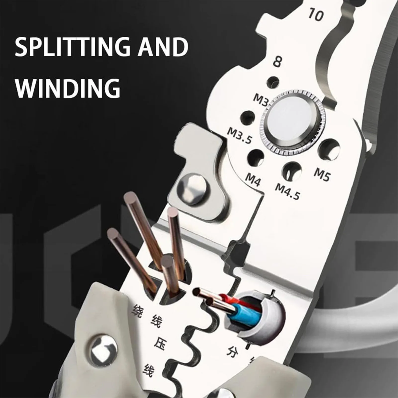 Multipurpose Cable Stripper Pliers Tools Easy to Use with Comfortable Non-slip Handle Suitable for Worker Construction