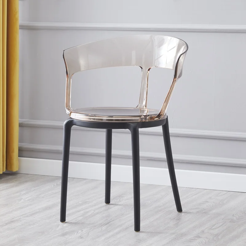 

Dining chair home modern simple plastic balcony backrest stool leisure chair book desk and chair negotiation.