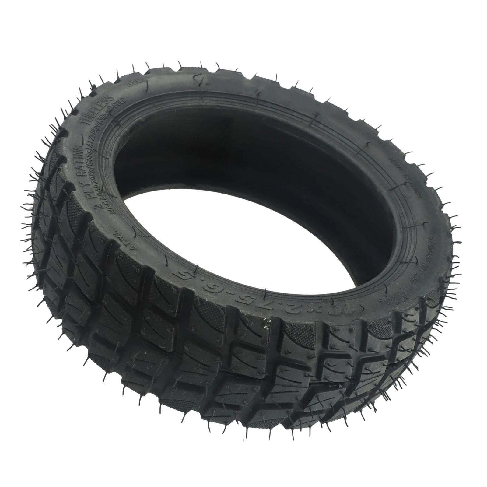 Off-Road Tire Replacement Rubber Tubeless 1 Pcs/2 Pcs 10 Inch 10x2.70/2.75-6.5 670g Black Built-in Live Glue High Quality