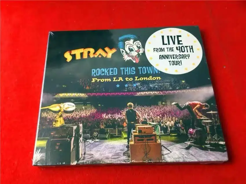 

Original 2020 Stray Cats Live Concert CD, 23-Track Limited Edition Rockabilly Album, Rare 40th Anniversary Tour for Music Fans