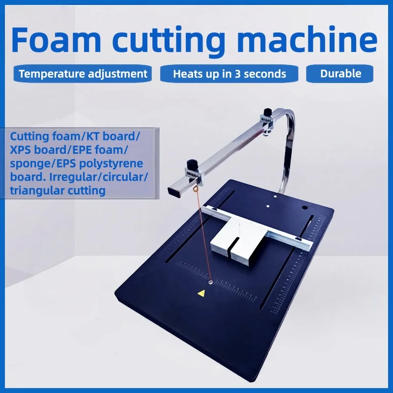 Hot Wire Foam Cutting Machine Desktop Electric Foam Cutter Horizontal Foam Cutting Tool for Styrofoam EPE Pearl Cotton