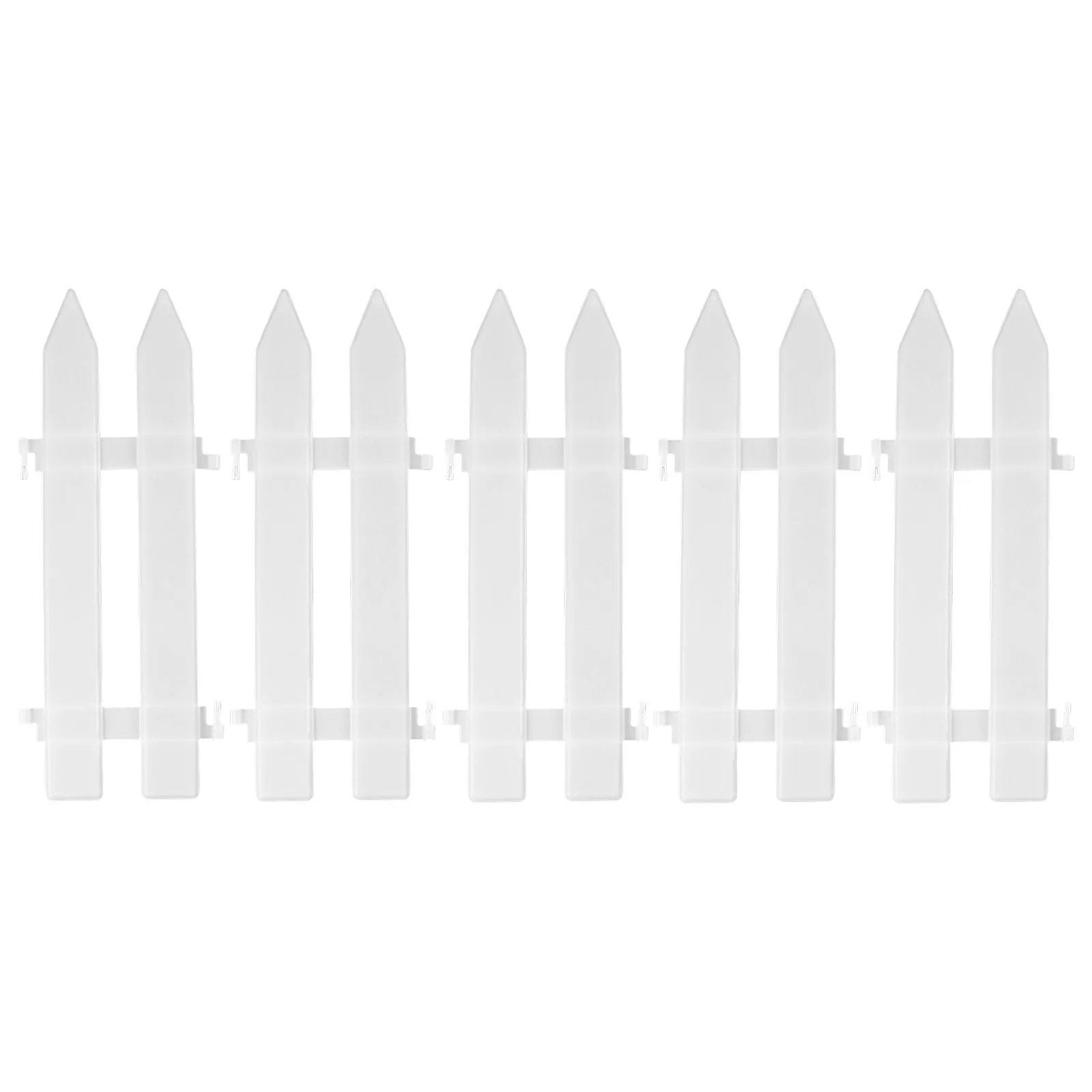 Cinturón de árbol de Navidad, marco de valla de piquete blanco, Mini valla decorativa de plástico de 4,6X12 pulgadas, decoración del jardín del hogar