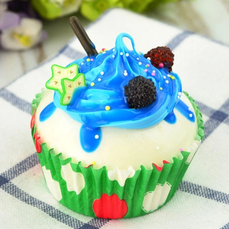 Realistic Artificial Fake Cake Cupcake Model Cup Display Photography Props Craft