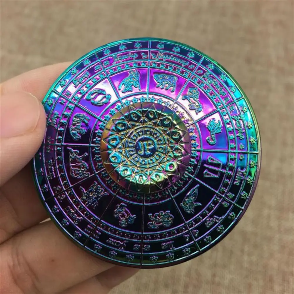 Destiny Compass Astrolabe Fidget Spinner Constellations Rotating Zodiac Signs Fidget Spinner Pressure Reducing ADHD Metal Finger