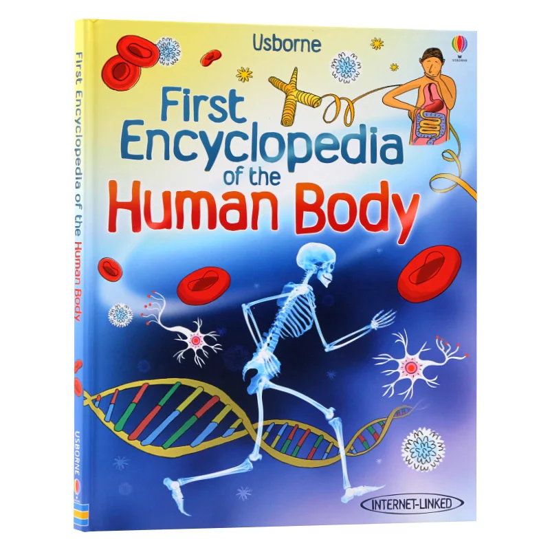 

First Encyclopedia of the Human Body Usborne, Children's books aged 4 5 6 7, English Popular science picture books 9781409520092