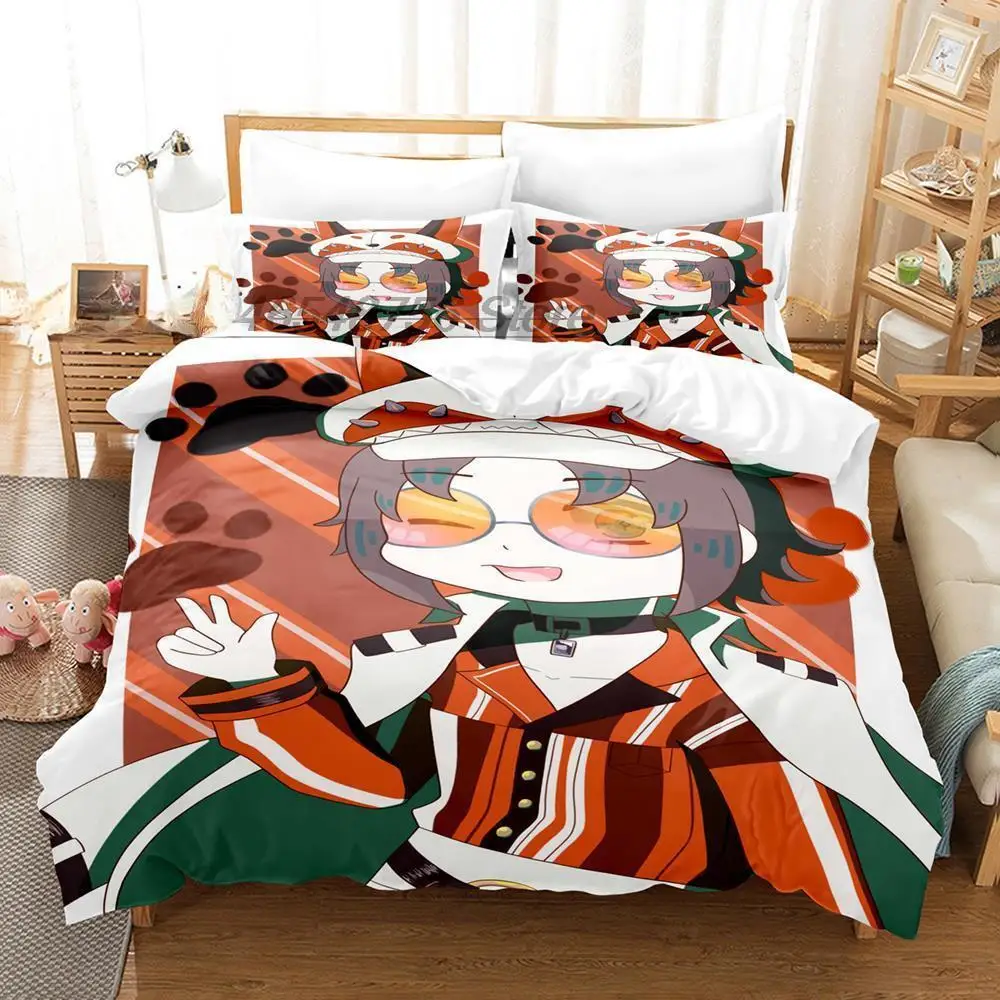 Mysta Rias Bedding Set Single Twin Full Queen King Size Bed Set Adult Kid Bedroom Duvet cover Sets 3D Print Anime Kawaii Girls