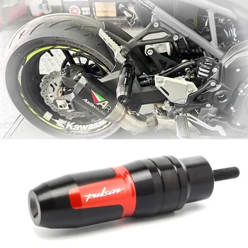 Voor Bajaj Pulsar 200 Ns/200 Rs/200 Als 200rs 200ns 200as Motorfiets Cnc Vallende Bescherming Uitlaat Slider Crash Pad Slider Met