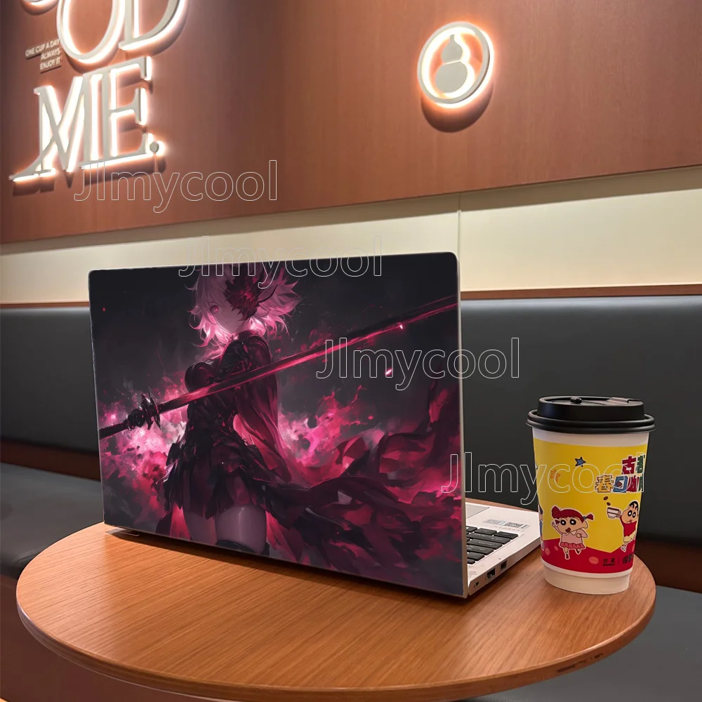 

Набор из 2 универсальных декоративных наклеек с аниме-девушками для ноутбуков, холодильников и других поверхностей