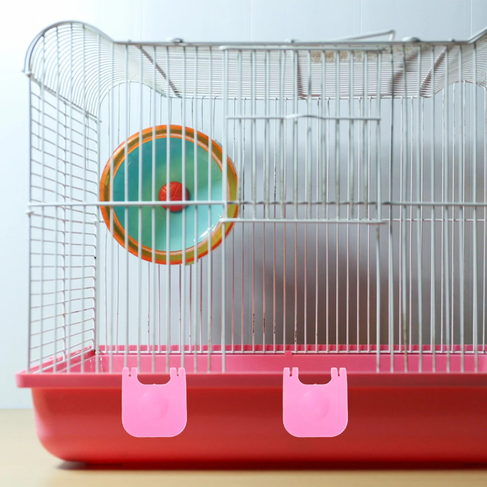 

8Pcs Small Animal Cage Accessories Rabbit Hamster Plastic Fixed Buckles Strong Hold Wire Mesh Connectors No Tools