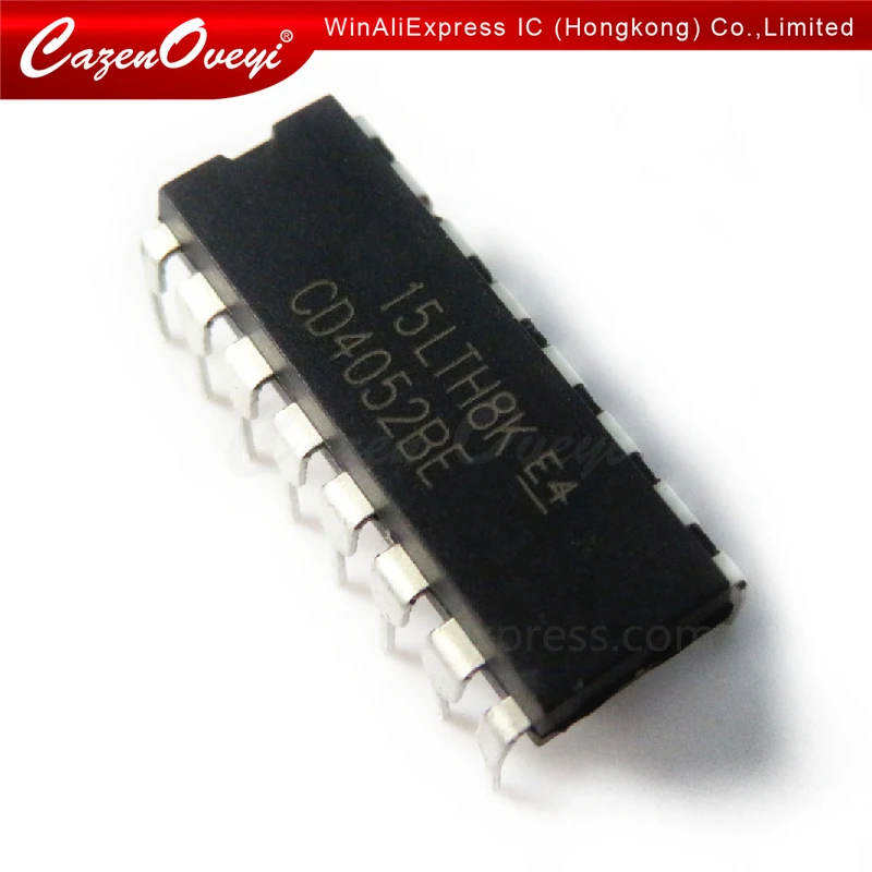 10pcs/lot CD4052BE HCF4052BE DIP-16 new original In Stock