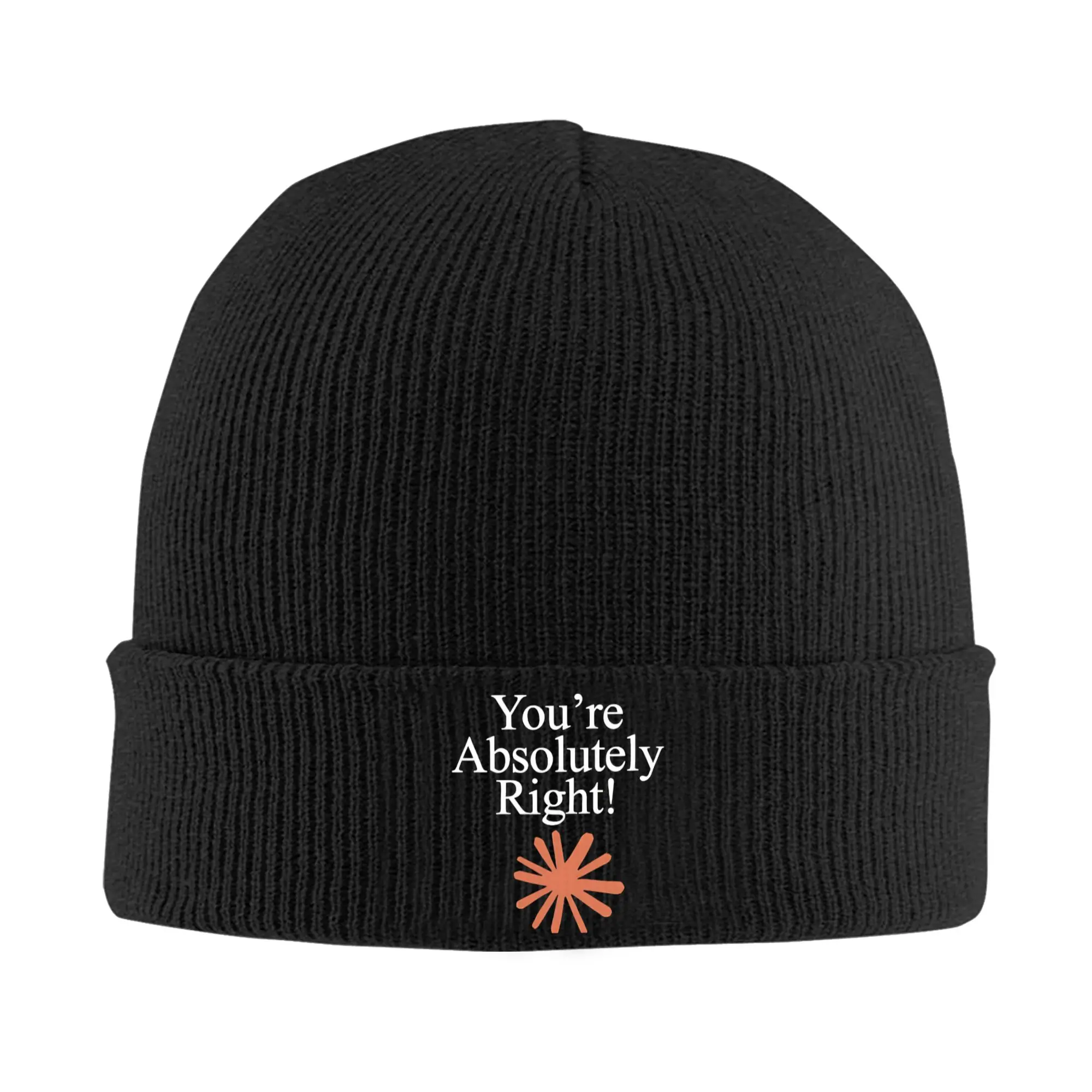 Claude Code You're Absolutely Right  Beanie For Unisex  Warm Winter Bonnet Knitted Hat