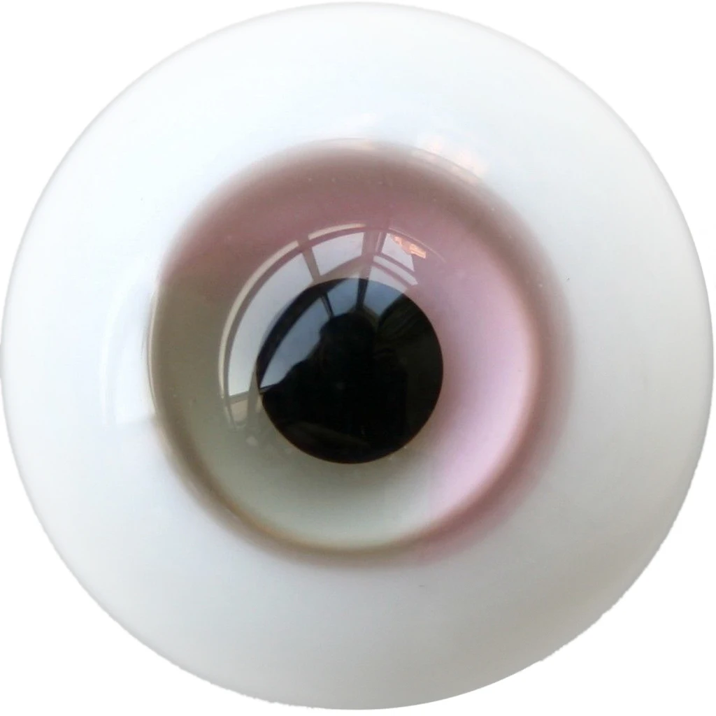 [wamami] 6mm 8mm 10mm 12mm 14mm 16mm 18mm 20mm 22mm 24mm Pink Glass Eyes Eyeball BJD Doll Dollfie Reborn Making Crafts