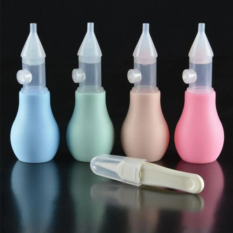 New Baby Hand Pump Nasal Cleaner  Antiretrograde Liquid Silicone  Aspirator