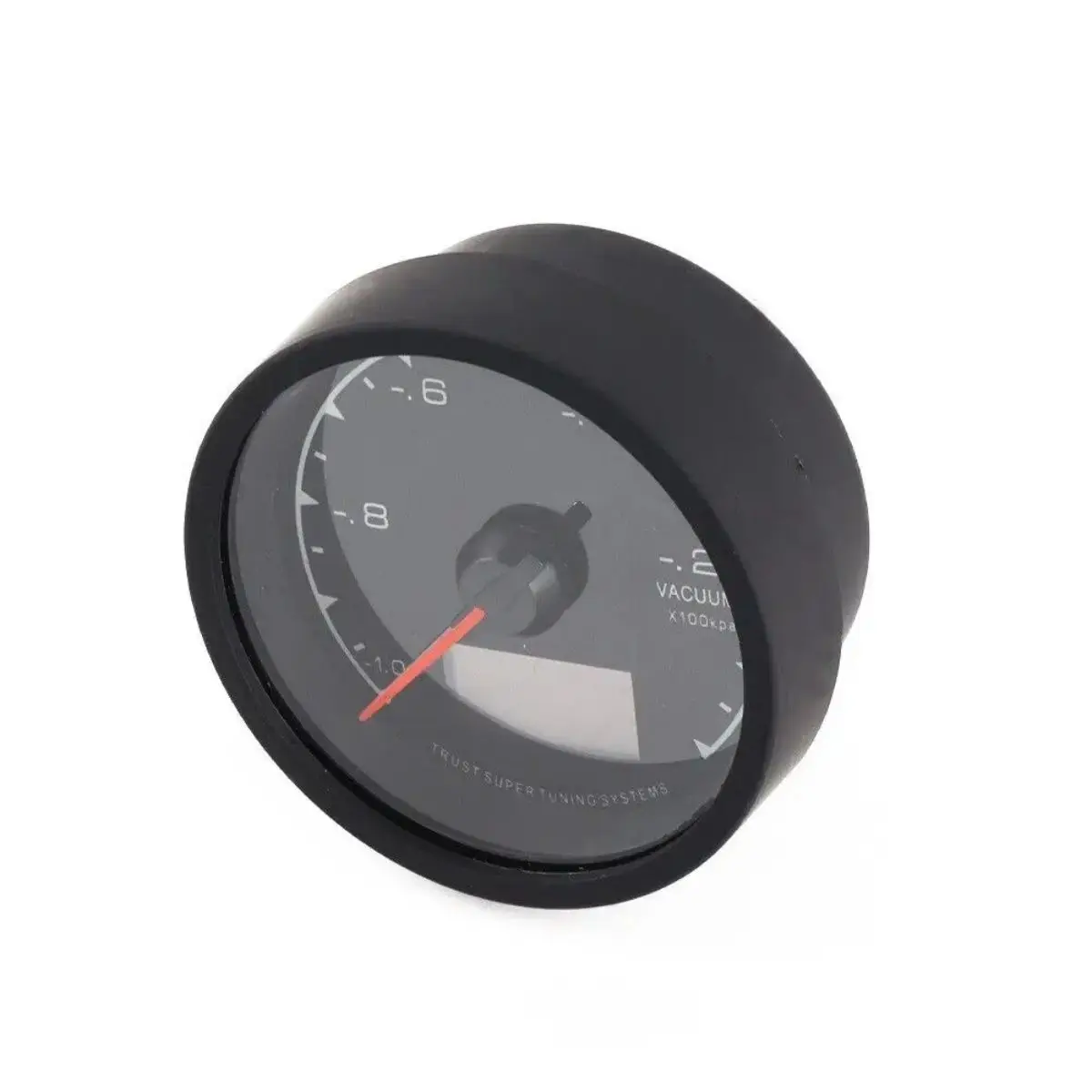 2.5'' 60mm Electronic Car Vacuum Gauge Meter Black Face Digital Pointer Display Vacuum Meter Car LED Meter Gauge 6
