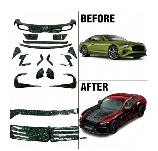 Exclusive M-Style Forged Carbon Fiber Body Kit for 2025-2026 Continental GT | Custom & 1:1 Precision Fit