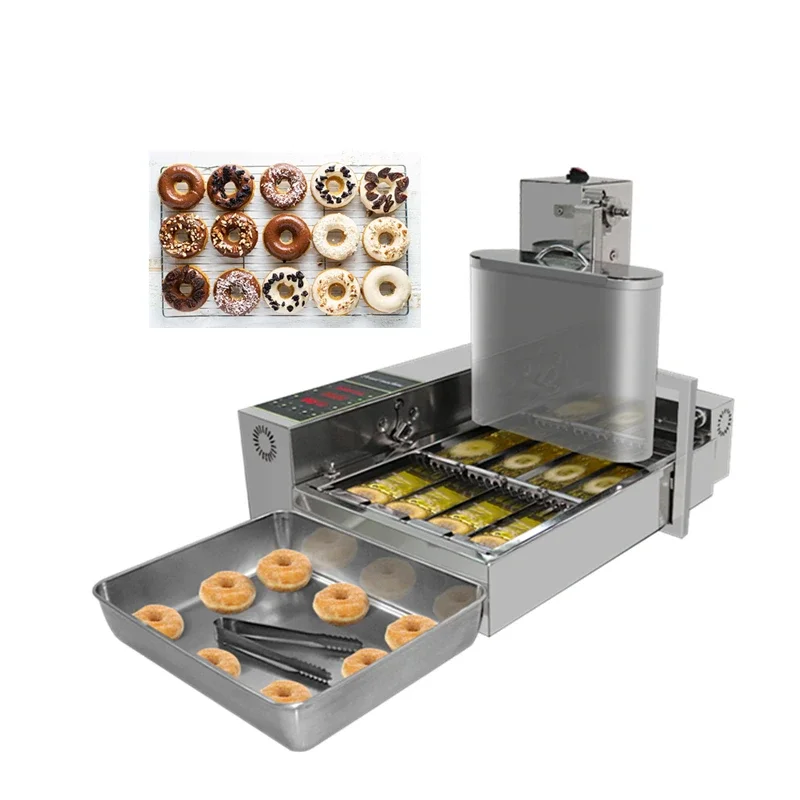 Fully automatic single row donut machine