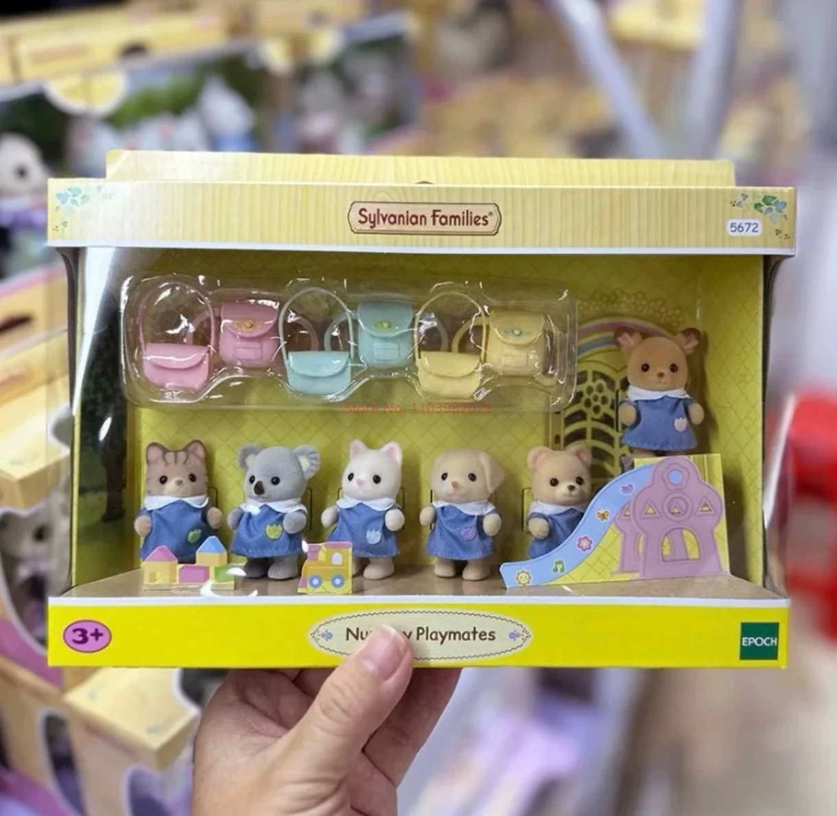 New Sylvanian Families Anime Figure New Series Ternurines Sylvanian Family Collection Cute Baby Doll Room Ornament Birthday Gift