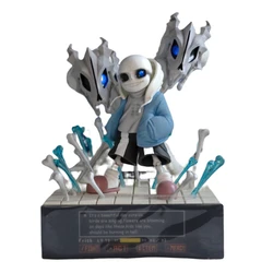 29Cm Game Player Studio Gk Undertale Sans Anime Action Figure Collectible Ornament Model Garage Kit Statue Doll Toys Gift