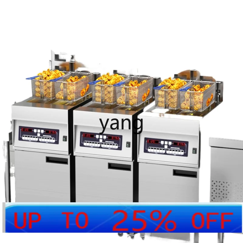 LH  Vertical Lifting Deep Frying Pan Commercial Electric Fryer Automatic Temperature Control