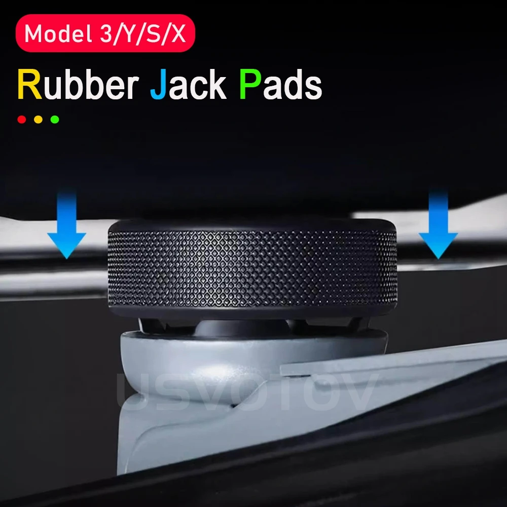 For Tesla Lifting Jack Pad Point Adapter Model 3 Model Y Juniper YL Model S X Accessories Rubber Lift Pucks Car Repair Tools