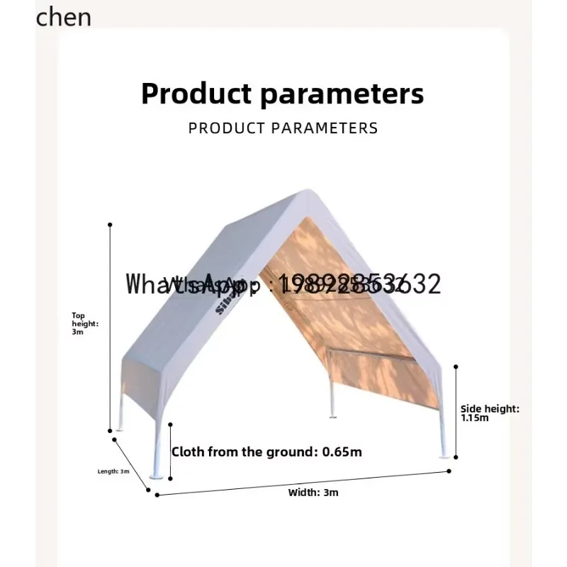 

X5 Outdoor Shade Triangle Tent Market B & B Camping Base Shed