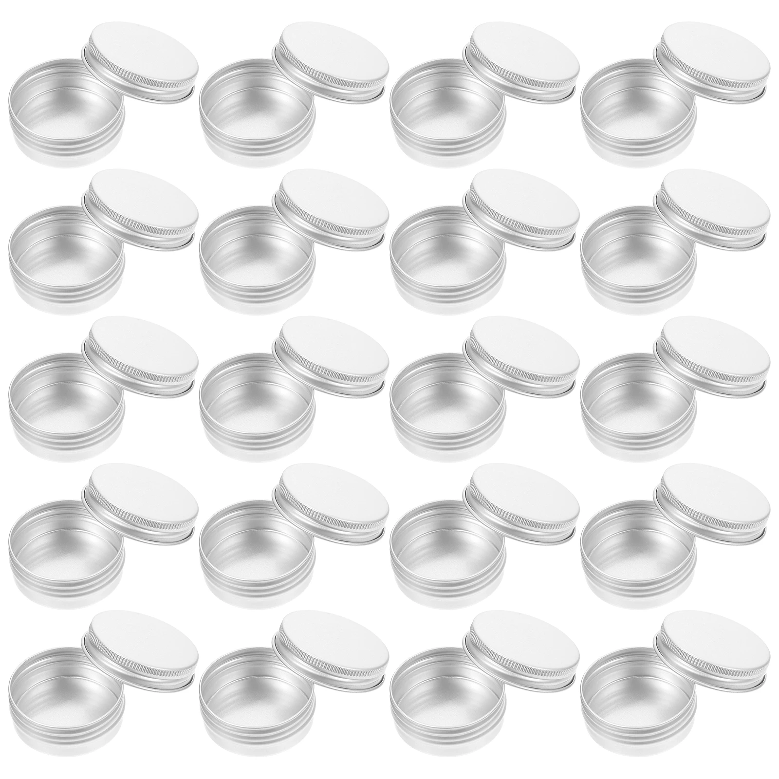 

50 Pcs Box Compact Portable Leak Proof Containers for Travel Skincare Spiral Lid Box Cream Storage Cosmetics Holder