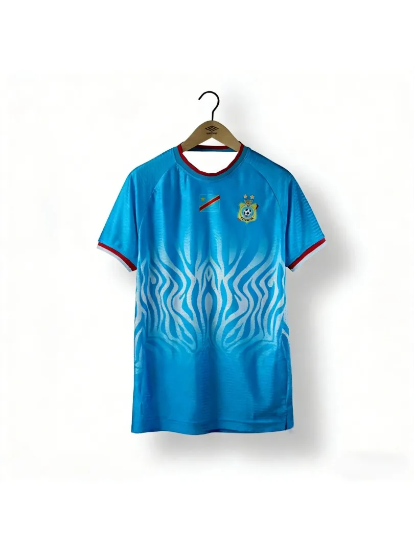 Nieuw 2026 DR Congo voetbalshirt unisex zomer ademend sneldrogend lichtgewicht sport-T-shirt familie kinder-T-shirts - afbeelding 2
