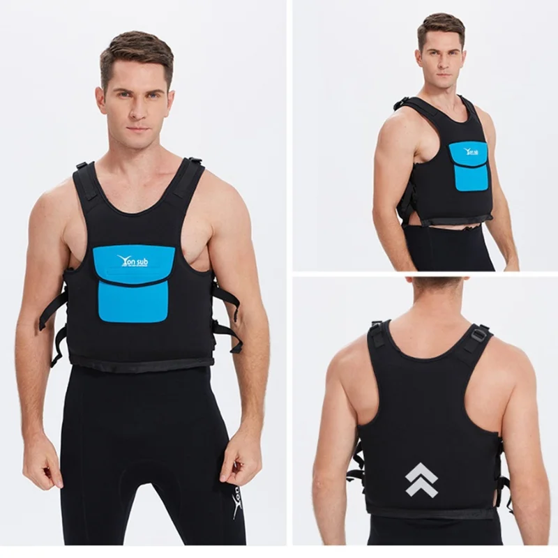 

Life Jacket Water Sport Buoyancy Swimming Men Boat Buoyancy Fishing Skating Suit For Adult sea rescue Life vest pocket 2025